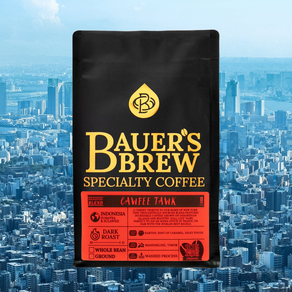 CAWFEE TAWK Coffee Bauer's Brew 