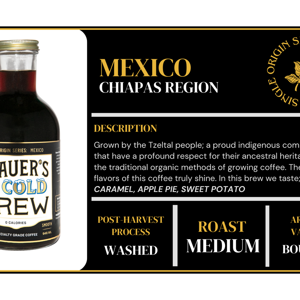 
                  
                    MEXICO COLD BREW - Bauer's Brew
                  
                