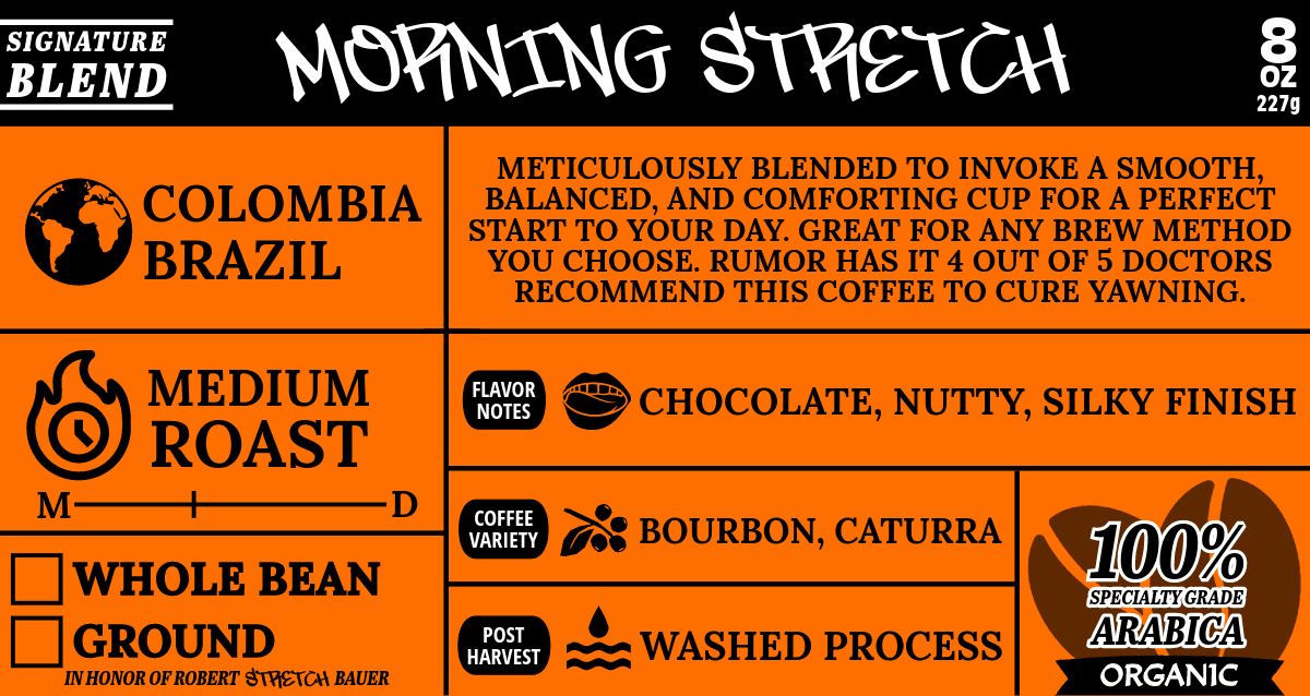 
                  
                    MORNING STRETCH Coffee Bauer's Brew 
                  
                
